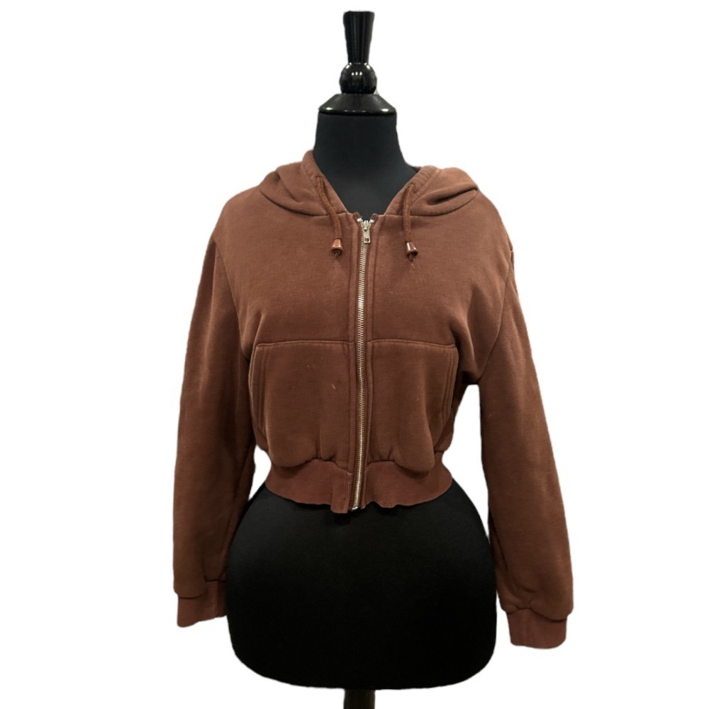 SHEIN Crop Top Zip Up Jacket - Picture 2 of 11